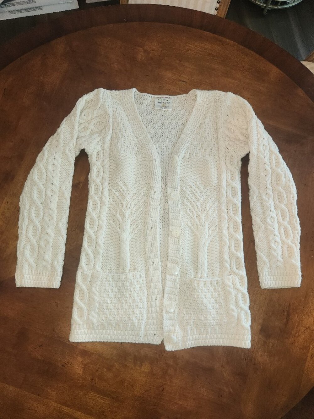 Kilronan Irish wool sweater, Women's XXS